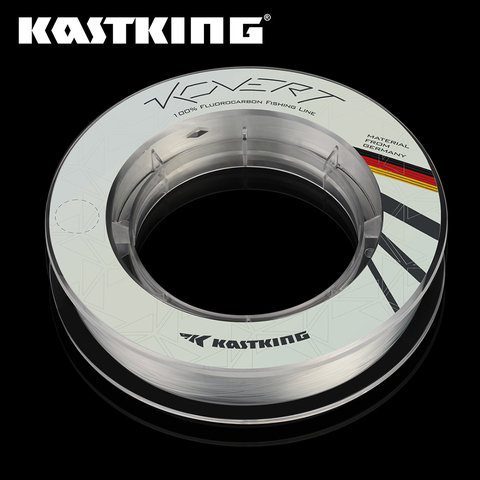 KastKing Kovert-Línea de fluorocarbono de 100%, 46m, 183m, 4-50LB, 0,16-0,7mm, líder en hundimiento duradero, Material de Alemania ► Foto 1/6
