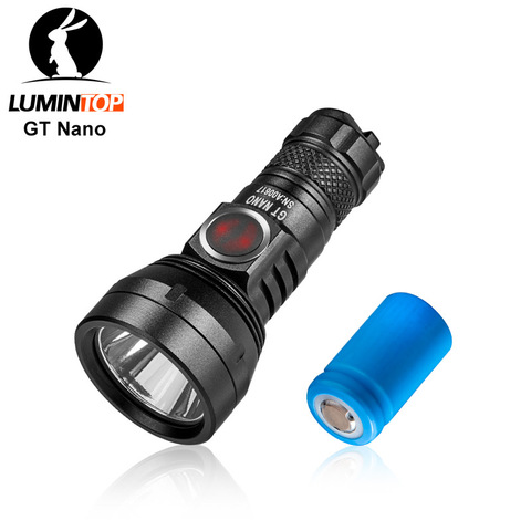 Lumintop-mini linterna potente GT NANO, con batería de 10180, 300 metros, 450 lúmenes ► Foto 1/6