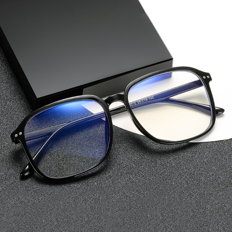 Seemfly-gafas cuadradas a la moda para hombre y mujer, lentes con montura cuadrada, Anti luz azul, para juegos de ordenador, Unisex ► Foto 1/6