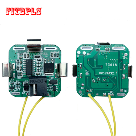 4S-Herramientas Eléctricas de CC de 16V, taladro de mano de litio, Li-ion Placa de protección de batería, circuito BMS, 18650, paquetes de 4 celdas, módulo PCB de 20A ► Foto 1/5