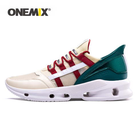 ONEMIX 2022 nueva llegada de los hombres atléticos zapatos para caminar mujeres corriendo Trekking al aire libre Deporte Zapatos transpirables ultraligero zapatillas de deporte ► Foto 1/6