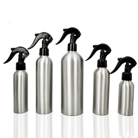 1pc de 30-500ML botella de aluminio botellas de Spray vacías de pulverizador de bomba de niebla fina aerosol recargable botellas de botella de Spray de agua de riego ► Foto 1/6