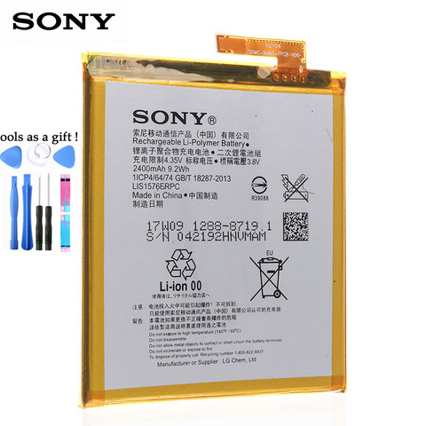 SONY-batería Original de repuesto para móvil, pila Original de 2400mAh para Sony Xperia M4 Aqua E2353 E2303 E2333 ► Foto 1/2