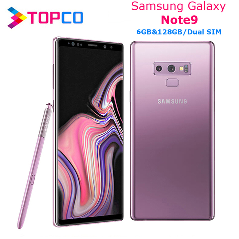 Samsung-teléfono inteligente Galaxy Note 9 N960FD, teléfono móvil libre LTE, Exynos 9810, Octa Core, Dual SIM, pantalla de 6,4 pulgadas, cámara Dual de 12.0mp, 6GB RAM, 128GB ROM, soporta NFC ► Foto 1/5