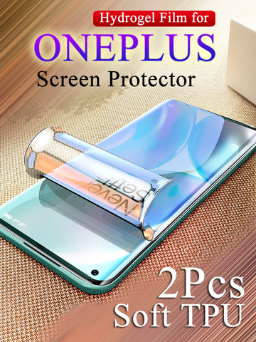 Película de hidrogel suave para OnePlus 8 8Pro 8T, Protector de pantalla para 1 + 7 7Pro 7TPro, película protectora de cobertura completa 1Plus 3T 5 5T 6 6T ► Foto 1/6