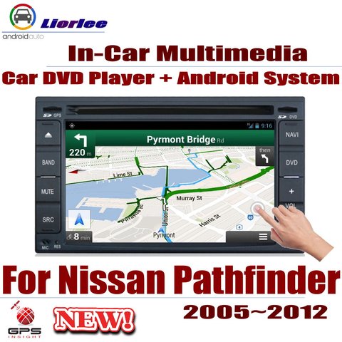 GPS para coche de navegación para Nissan Pathfinder (R51) 2005-2012 LCD IPS pantalla Android sistema de Radio de Video de Audio estéreo ► Foto 1/6