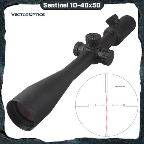 Vector Optics-Mira telescópica iluminada Gen 2 Sentinel, visor telescópico para rifle de francotirador con Retícula MP de calibraje para la caza, 10-40x50 ► Foto 1/6