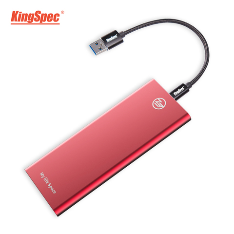 KingSpec-disco duro externo SSD de 240GB, 120GB, 500GB, 1TB, para ordenador portátil con USB tipo C, 3,1 ► Foto 1/6