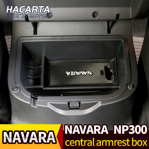 Terra para Nissan Navara D23 NP300 2015-2022 estilo de coche compartimento central para coche cubierta de compartimiento de almacenamiento reposabrazos Accesorios ► Foto 1/6