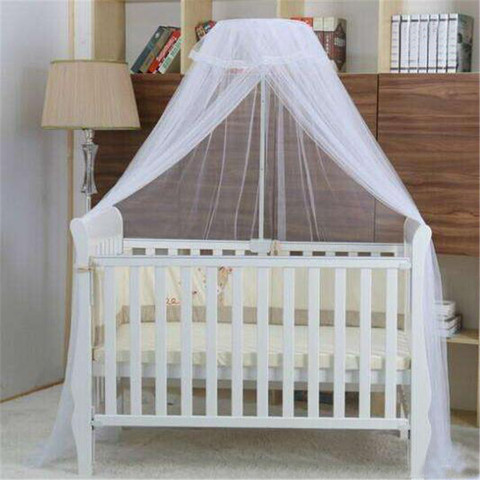 Mosquitera de malla para bebés, cúpula de malla para dormitorio, cortinas, toldo portátil para recién nacidos, suministros de cama para niños ► Foto 1/6