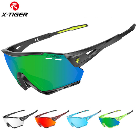 Gafas de sol deportivas polarizadas para X-TIGER, lentes de protección para ciclismo de montaña ► Foto 1/6