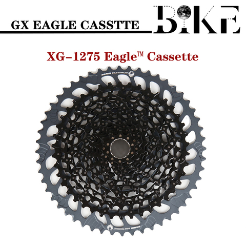 SRAM-Cassette de 12 velocidades para bicicleta de montaña, EAGLE XG-1275 GX, 10-50T, 10-52T, compatible solo con ejes XD ► Foto 1/6