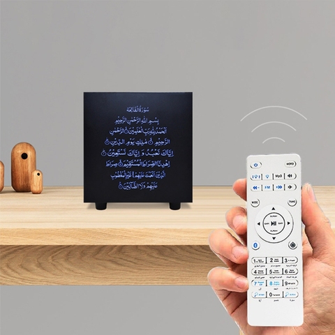 Altavoz Bluetooth inalámbrico remoto LED luz nocturna Control inteligente APP AZAN altavoz con traducción de recitación Quran ► Foto 1/6
