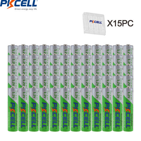 PKCELL-pilas recargables AAA de 850mAh, 3a, 1,2 v Ni-MH, baja autodescarga, con soporte para Carcasa de caja de batería, 4/8/16/28 Uds. ► Foto 1/6