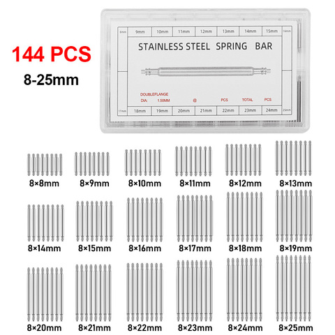 Correa de reloj de 8-25mm, pasadores de enlace, herramienta para pasadores, accesorios de herramientas profesionales ► Foto 1/6