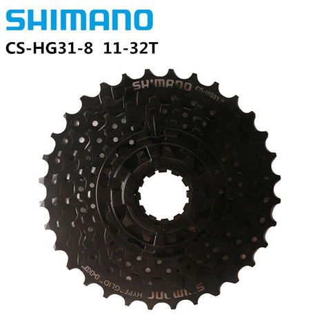 Shimano HG41 HG31-Bicicleta de Montaña, 8 velocidades, 11-32T, 8 S, HG41-8, Cassette, rueda libre, 8 velocidades, Flywheel, piezas de bicicleta: bielas ► Foto 1/6