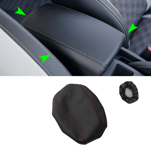 Para Nissan Qashqai 2008, 2009, 2010, 2011, 2012, 2013, 2014, 2015, 2016, 2017 de cuero de microfibra Centro de Control cubierta de compartimento de reposabrazos Trim ► Foto 1/1