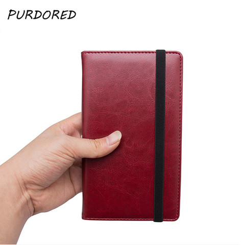 PURDORED-Tarjetero de gran capacidad con 120 ranuras Unisex, funda minimalista para tarjetas de identificación, 1 unidad ► Foto 1/6