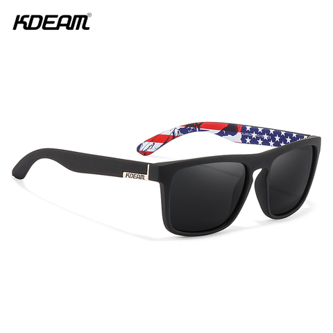 KDEAM, gafas de sol exclusivas de moda, gafas de sol polarizadas originales de marca, gafas de sol para hombre de diseño clásico, gafas de sol ajustadas ► Foto 1/6