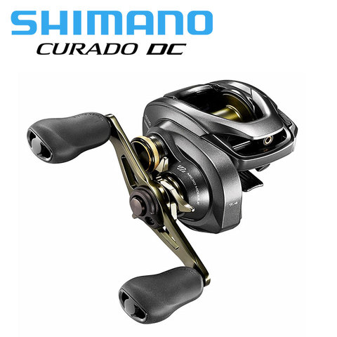 SHIMANO-Carrete metálico para pesca deportiva, accesorio para pescar en el mar, el río o el lago, con tecnología baitcaster 6.2:1/7.4:1/8.5:1 6+1BB, 5 kg, con sistema de I-DC4 que funciona con la energía de la fuerza corporal, modelo CURADO DC ► Foto 1/5