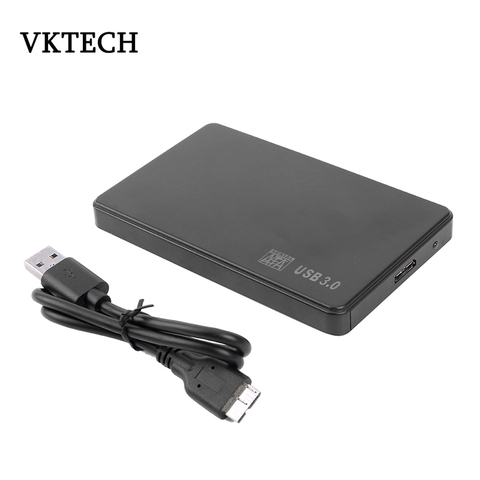 VKTECH-carcasa de disco duro para SSD carcasa de disco duro de 2,5 pulgadas, adaptador SATA a USB 3,0, HD, carcasa de disco duro externo ► Foto 1/6