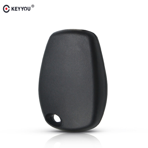 KEYYOU clave Shell caso del Fob para Renault Megane Duster Logan Clio Kangoo Fob llave de coche en blanco No hay Botón Ajuste NE73/VA6/VAC102 hoja clave ► Foto 1/6