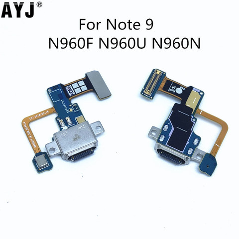1 AYJ-puerto de carga para Samsung Galaxy Note 9, N9600, N960u, N960f, N960n, USB tipo c, Conector de carga, Cable flexible de repuesto ► Foto 1/2