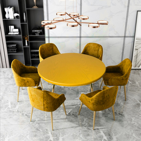 Cubierta impermeable para mesa, Protector de tela para mesa redonda, 120cm de diámetro para mesas de póker ► Foto 1/6