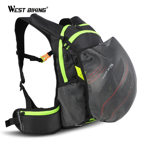 WEST BIKING-mochila ultraligera portátil de 15 L, transpirable, para deportes al aire libre, senderismo, ciclismo, con bolsa de bebida ► Foto 1/6