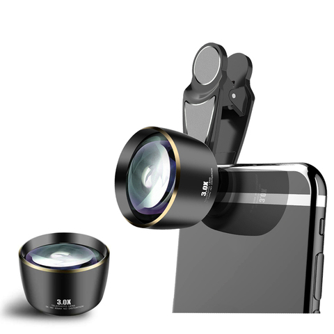 Objetivo telescópico sin distorsión 3.0X, Objetivo 5K HD 85MM, objetivo de retrato de cámara de teléfono para iPhone, Huawei, la mayoría de los teléfonos inteligentes en el mercado ► Foto 1/6