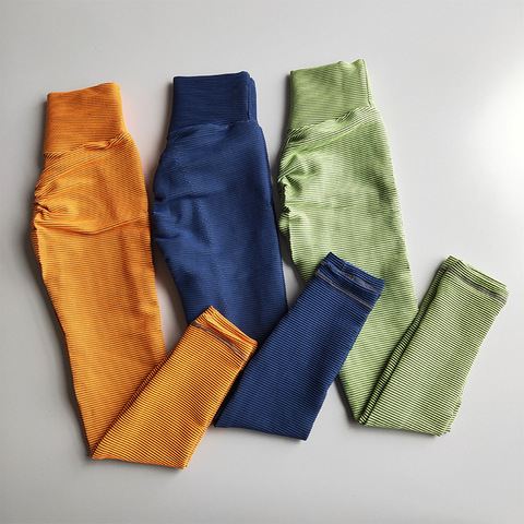 NORMOV-mallas deportivas Push Up para mujer, pantalones ajustados de Yoga, Leggings sin costuras para correr ► Foto 1/6