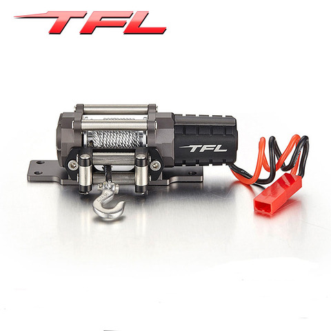 Cabrestante eléctrico TFL C1616-02 1/10 con Motor único, aleación de aluminio para RC Rock Crawler SCX10 90027 90035 ► Foto 1/6