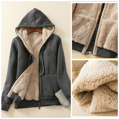 Abrigos cálidos de talla grande para mujer, Parka gruesa con capucha, chaqueta básica de moda, de Cachemira, para invierno, 2022 ► Foto 1/6