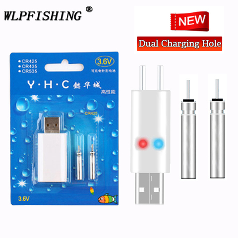 A ESTRENAR pesca recargable CR425 partido batería USB para usar trajes para diferentes dispositivos de cargador Pesca aborda ► Foto 1/6