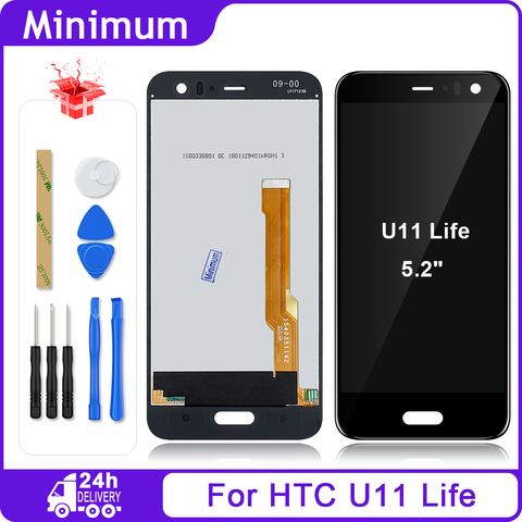 Pantalla LCD de 5,2 pulgadas para HTC U11 Life, montaje de digitalizador con pantalla táctil, piezas de repuesto para HTC U 11 Life U11Life ► Foto 1/5