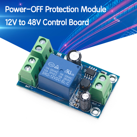 Módulo de protección de apagado Módulo de conmutación automática UPS fuente de alimentación de la batería de corte de emergencia 12V a 48V Placa de Control ► Foto 1/1