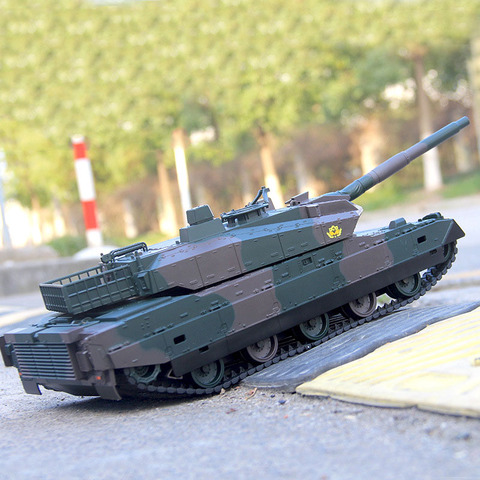 Tanque de Control remoto para niños, juguete de tanque de batalla de carga grande, coche de Control remoto, modelo de tanque de aleación ► Foto 1/6