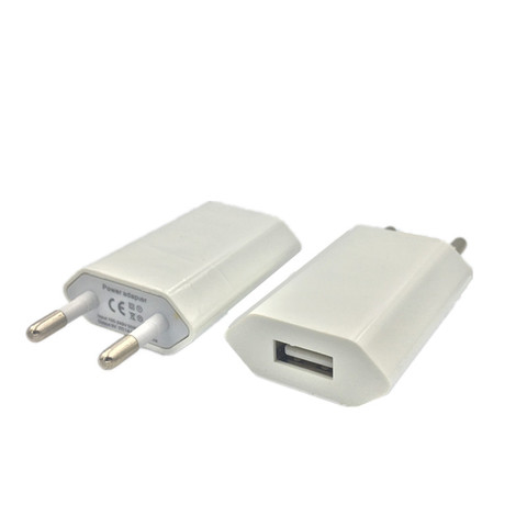 Cargador de teléfono móvil con enchufe europeo, cargador de pared USB, adaptador de CA de viaje para el hogar, 5s para iPhone, 6 s, 7 Plus, Samsung S5, S6, S7 ► Foto 1/4