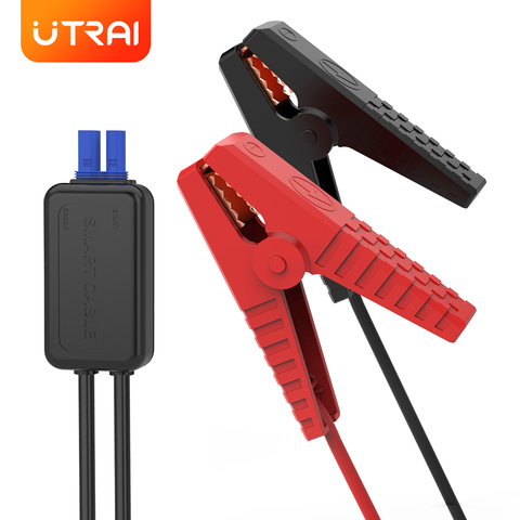 Utrai-Cables de refuerzo inteligentes para coche, accesorios de abrazadera de batería de emergencia, Clips rojos y negros para Jstar one Jump Starter ► Foto 1/4