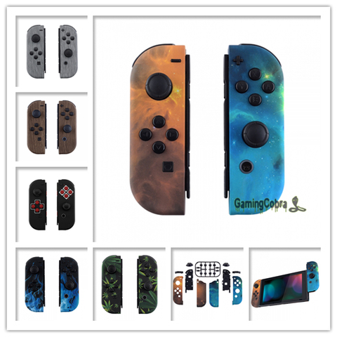 Carcasa de recambio para mando de Nintendo Switch, carcasa con dibujos personalizados y agarre táctil suave, con botones, para JoyCon ► Foto 1/1