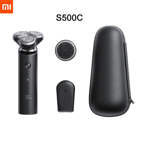 Afeitadora eléctrica Xiaomi Mijia S500C para hombres, afeitadora de barba, afeitadora recargable 3D, afeitadora en seco, cuchilla doble lavable ► Foto 1/6