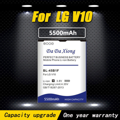 Nuevo de alta calidad 5500mAh BL-45B1F BL45B1F batería para LG V10 H961N F600 H900 H901 VS990 H968 teléfono de reemplazo de la batería ► Foto 1/3