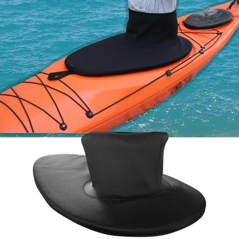 Cubierta de falda para escotilla de Kayak, impermeable, tela de neopreno para espray SBR, 90X52cm, cubierta de Kayak, delantal, falda, accesorios de surf ► Foto 1/6