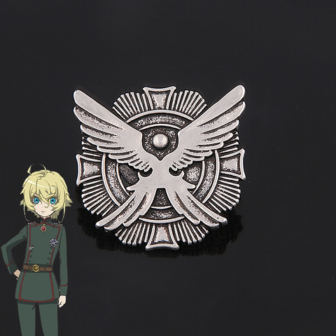 Broche de la Saga de Tanya The Evil para hombre y mujer, insignia para bolso, sombrero, ropa, solapa, joyería ► Foto 1/6