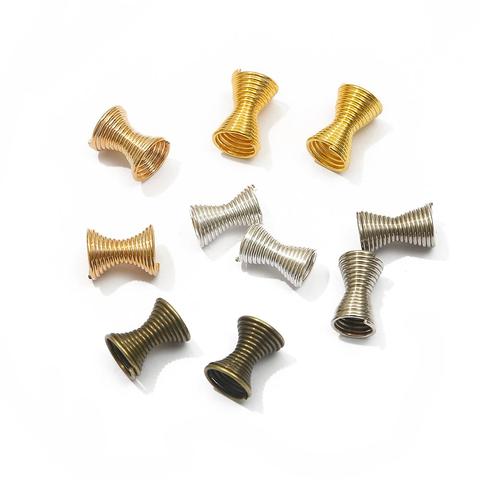 11x8mm resorte de Metal embudo separador topes para cuentas abalorios DIY tapas de tapones para piezas de joyería Accesorios ► Foto 1/6