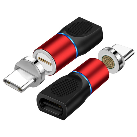 USB C magnético adaptador para Samsung Huawei Xiaomi Redmi note LG VIVO OPPO SONY Honor OnePlus accesorios para Smartphone cargador magnético ► Foto 1/6