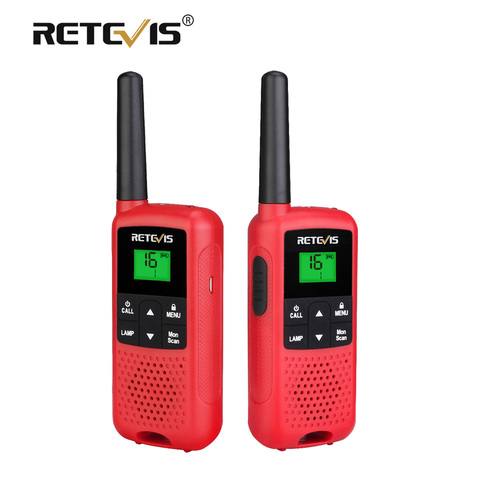 Retevis-walkie-talkie RT649B RT49B, 2 uds., PMR446 FRS, para exteriores, para caza, carga Micro USB, VOX NOAA Radio ► Foto 1/6