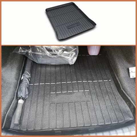 Mat tronco para BMW serie 5 F10 F11 F07 G30 G31 G38 06-16 17-19 2022 negro impermeable durable carga alfombra para piso de automóvil Accesorios ► Foto 1/6