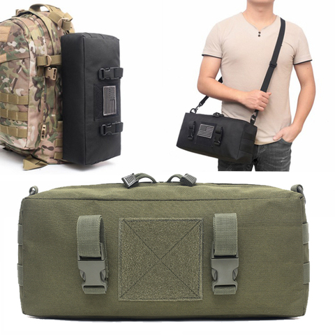 Molle-sistema Molle de cintura para acampar al aire libre, bolso de hombro, senderismo, nailon, EDC, accesorios de caza, Mochila Táctica Militar ► Foto 1/6