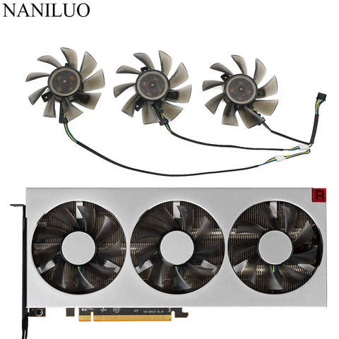 Ventilador de refrigeración de 75MM FD8015H12S, 12V, 0.32A, RadeonVII, reemplazo de ventilador de refrigeración para Amd Xfx Radeon VII, tarjeta de vídeo gráfica ► Foto 1/6